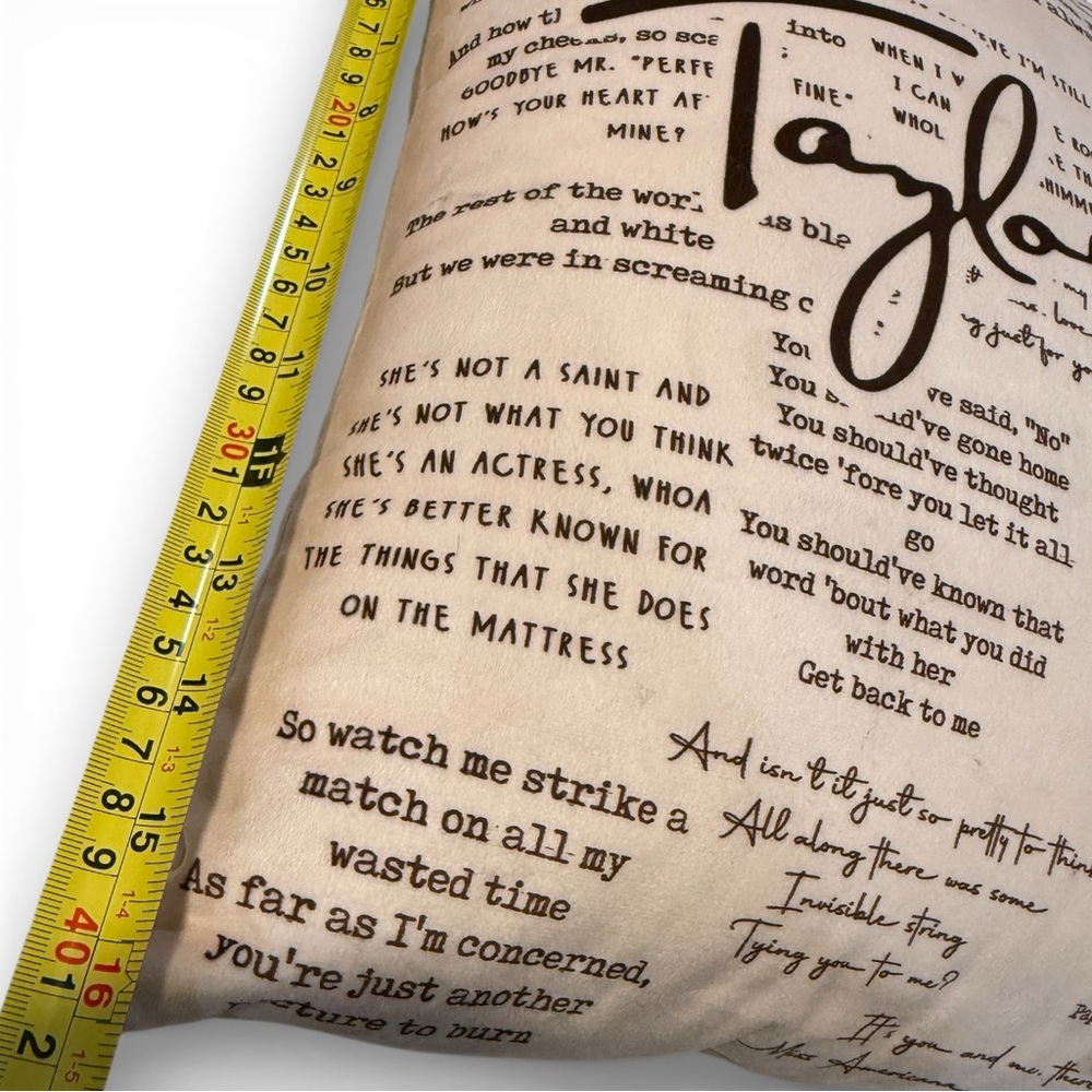 Taylor Swift Eras Tour Pillow • Cottagecore Academia Midnights Merch 16" - Picture 13 of 13